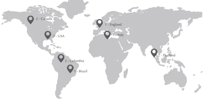 Figure 2 – Geographic scope of the research between 2010 and 2015 – Portugal, 2016.