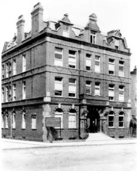 Fig. 3 – Picture of the Gordon Hospital for Rectal Diseases, where Miles did most of his professional work.