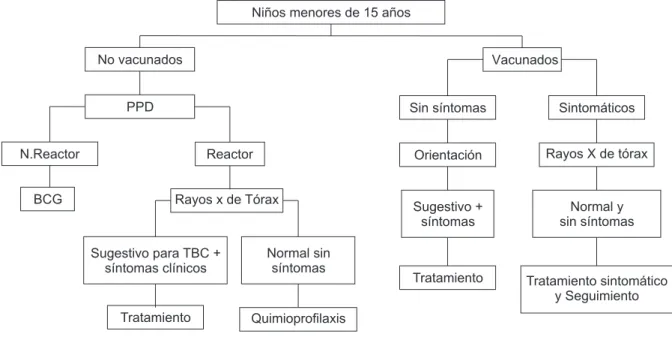 Figura 2 - Control de contactos en el Brasil - niños menores de 15 años