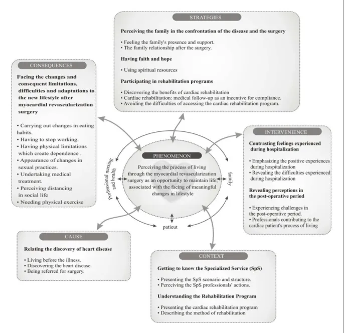 Figure 1 – Diagram of the phenomenon of the study, and its categories