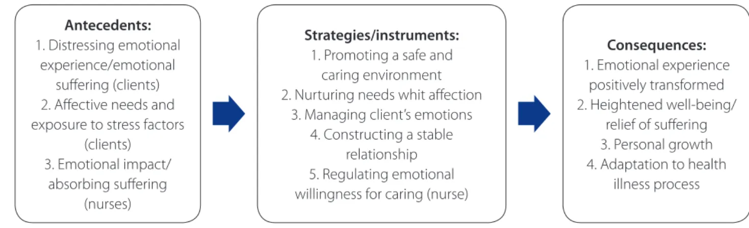 Figure 4 – Adapted from the Diogo Model of Emotional Labor in Pediatric Nursing (13) .