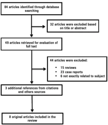 Figure 1 - Flow diagram of the selection of studies.