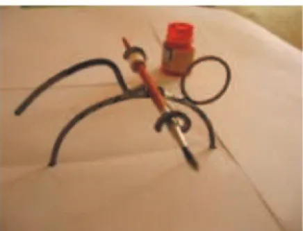Foto 2 – Atividade de escrita sem uso da adaptação.