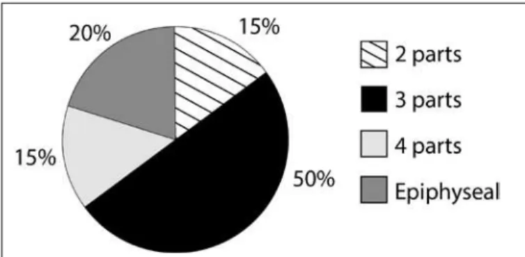 Figure 2 – Complications from surgical treatment in relation to the type  of fracture.