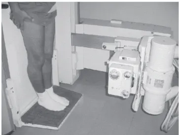 Figure 3 - Bipedal AP radiograph with weight-bearing.