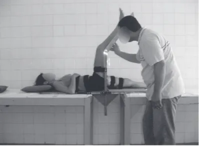 Figure 3 – Positioning for the performance of the stretching maneuver with PNF