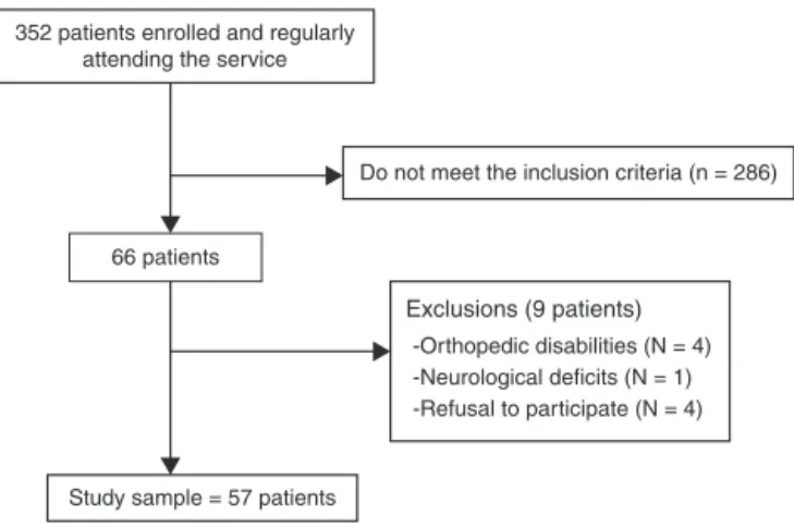 Figure 1 – Patients included in the study.