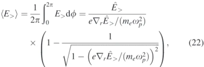 FIG. 3. Comparison between 2D simulation and theory for the transverse plasma electric field
