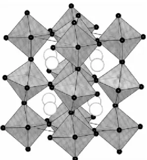 Figura 2.3 – Estrutura cristalina do BaBiO 3  (Cava, 2000) 