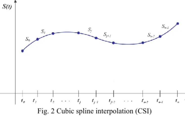 Fig. 2 Cubic spline interpolation (CSI)