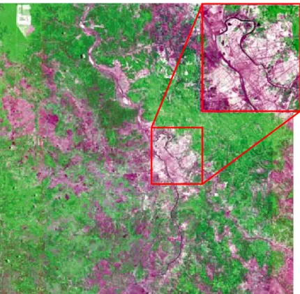 Figura 14 – Imagem da Cidade de Teresina – Com destaque para área urbanizada 