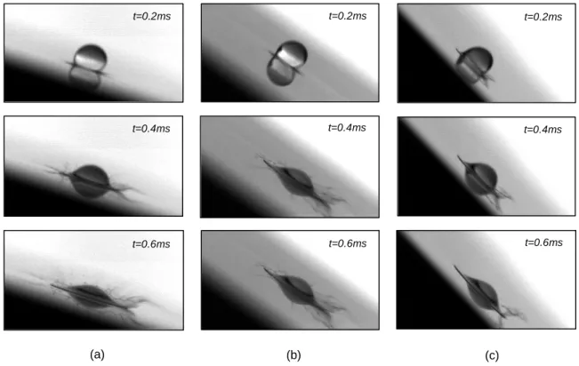 Figure 3. Sequence of images of 50%JF-50%HVO droplet (