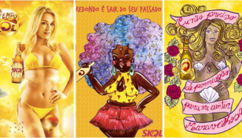 Figura 12. Imagens da campanha Reposter