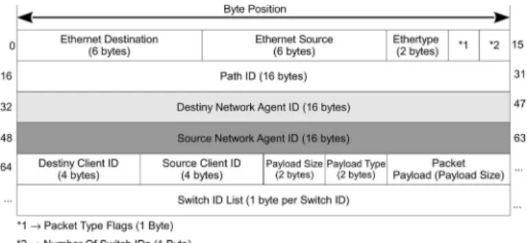 Fig. 9 Encapsulation packet header