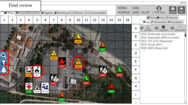 Figure 5.12 - Final version of the desktop application interface for task 10. 