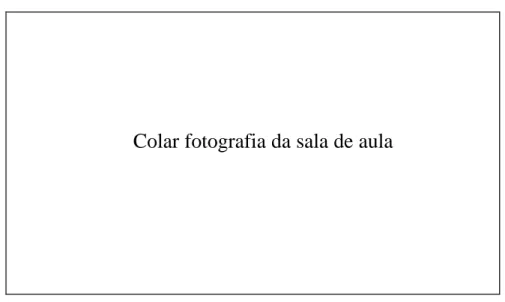 Figura nº 2 - Sala de aula em período normal de funcionamento 