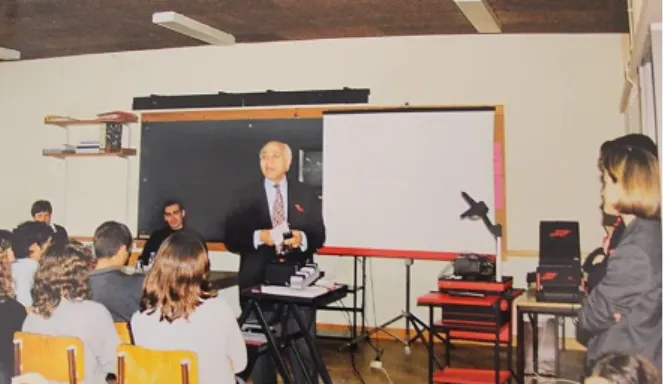 Figura 2: Conferência “Sida – Desmistificação Social”. Escola Secundária de Odemira 1999