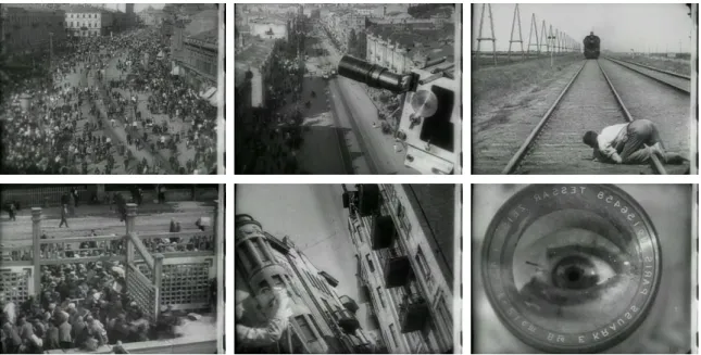 Fig. 26-31 - A Man With A Movie Camera (1929), de Dziga Vertov: uma delirante viagem pela cidade