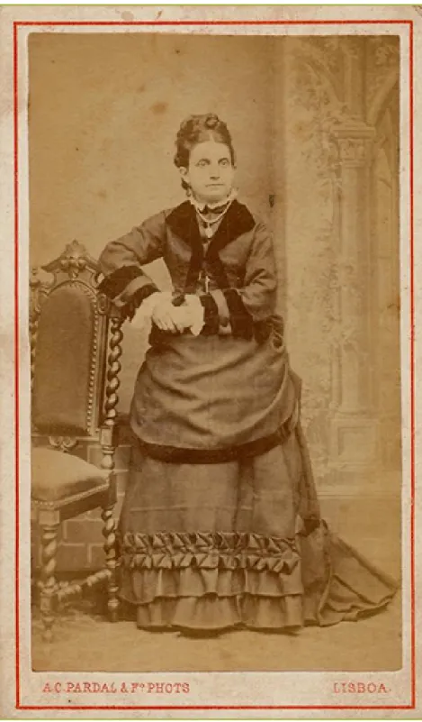 Figura 3 D. Amélia Augusta de Sousa Aguiar Vaz Monteiro, mulher  do doutor José Vaz Monteiro