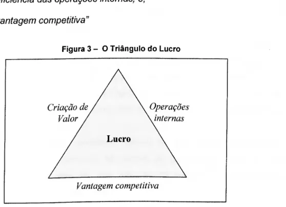 Figura 3 - O Triângulo do Lucro 