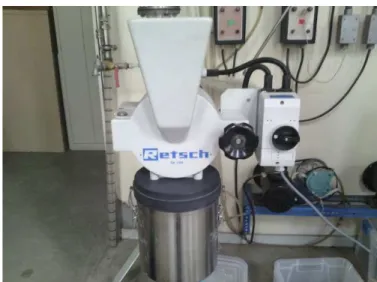 Table 8 - Particle size analysis for CSQ10 sub-sample 1 using the cutting mill 