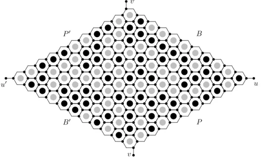 Figura 1.4: Tabuleiro ompletamente preenhido e grafo Γ .