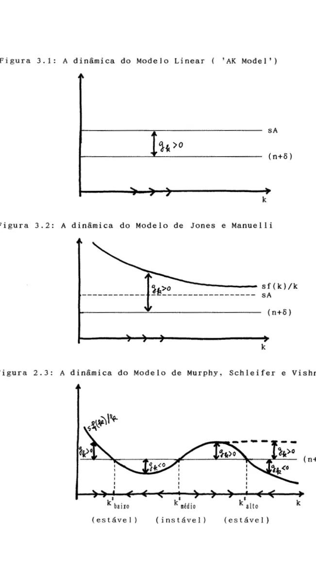 Figura  3.2:  A  dinamica  do  Modelo  de  Jones  e  Manuelli 