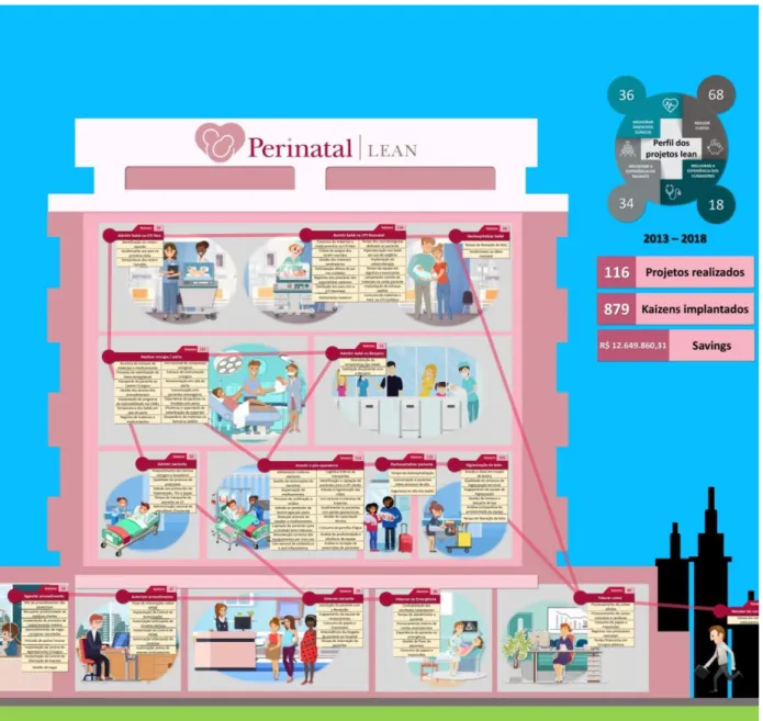 Figura 5. Macro Fluxos Projetos  Perinatal 2013-2018    