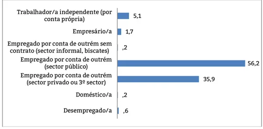 Gráfico 2. Situação profissional  