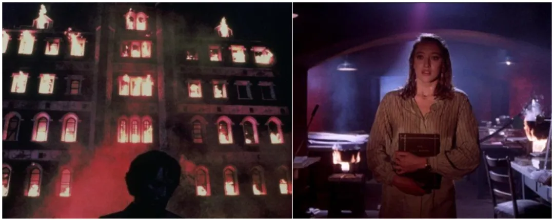 Figura 10 - Cenas do filme Inferno, por Dario Argento. Fonte. https://www.timeout.com/london/film/inferno-1980  http://kultme.com.br/kt/2016/09/20/medo-delirio-e-paranoia-filmes-de-terror-do-cineasta-italiano-dario-argento-invadem-sp/ 