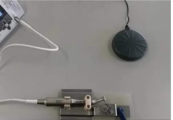 Figure 11 – The Wave-One motor and the experimental apparatus.   