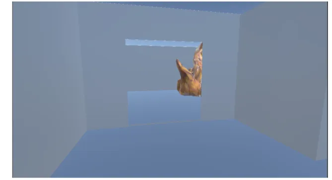 Figure 5.6: The view from the player