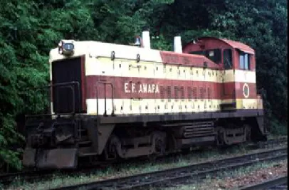 Figura 2.19 (j) - Laterita servindo de lastro na ferrovia da ICOMI. Estado do Amapá 