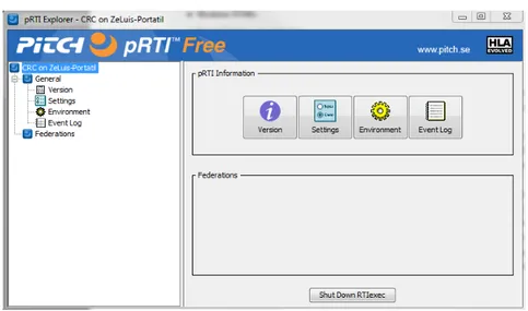 Figure 4.5: Pitch pRTI Graphical Interface