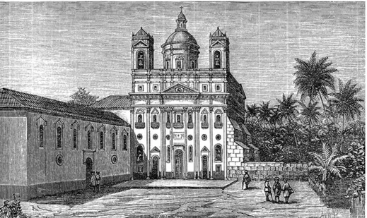 Figura 10: Igreja de Nossa Senhora da Divina Providência em Goa, projectada por Ferrarini.