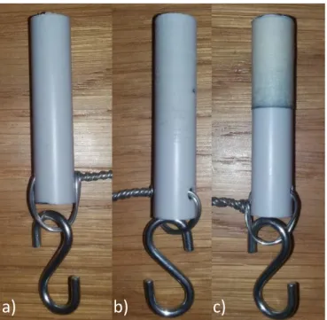 Figure 27 – Different tested PVC tubes.