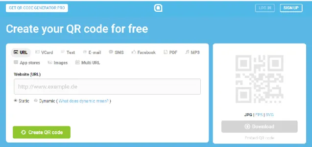 Figura 6 – Site QR Code Generation 14