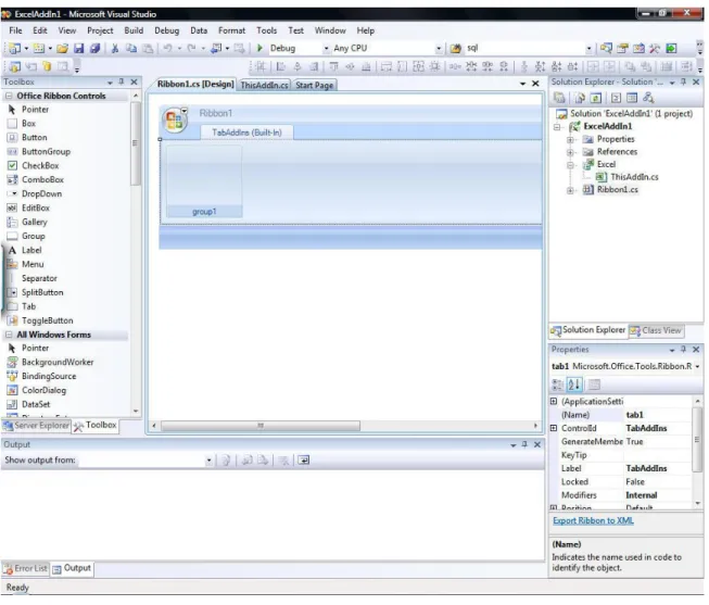 Figure 8 – Visual Studio 2008 