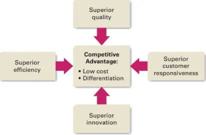 Figura 4.1. Fatores de vantagem competitiva 
