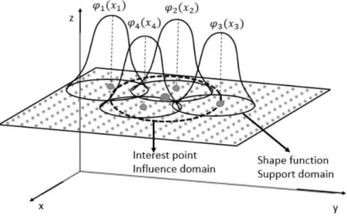 Figure 31 Representation of a generic influence domain 