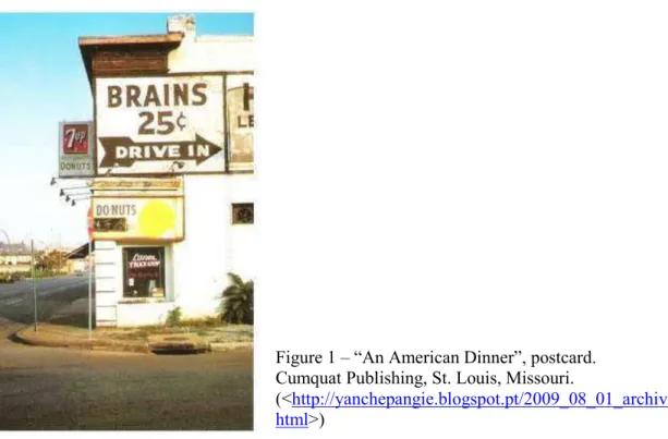Figure 1 – “An American Dinner”, postcard. 