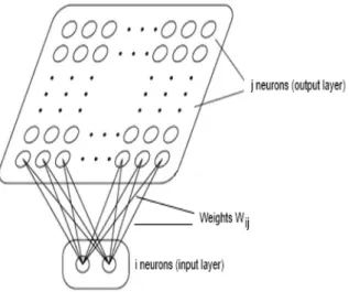 Figure 3.5 illustrates the connection between the input layer and the output layer.