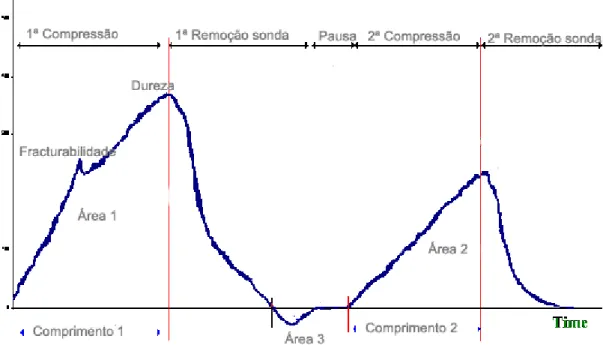 Figura 10 - Representação gráfica esquemática do teste TPA  Fonte: Sousa &amp; Costa, 2008 