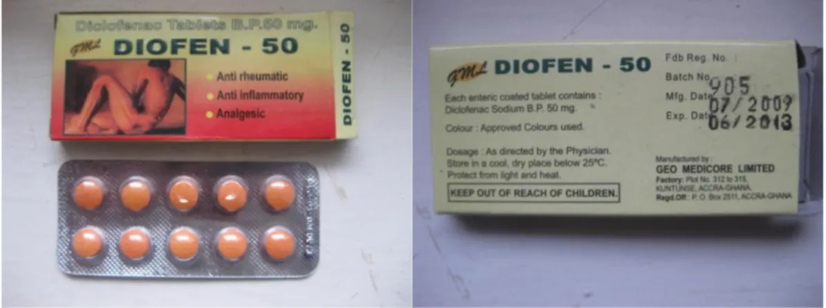 Fig. 2.14. e 2.15. – Medicamentos vendidos na rua (São Tomé) 