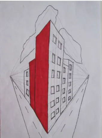 Fig. 41 – Unidade Perspetivas. Trabalho do aluno A. 