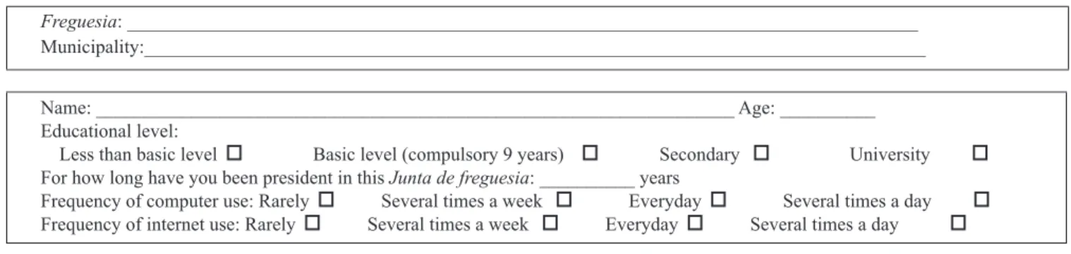 Figure 2.  Questionnaire for Perception of Risk Survey.