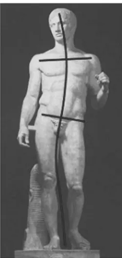 Fig. 5: Estátua de Doríforo, em pose de contrapposto. Fonte:    
