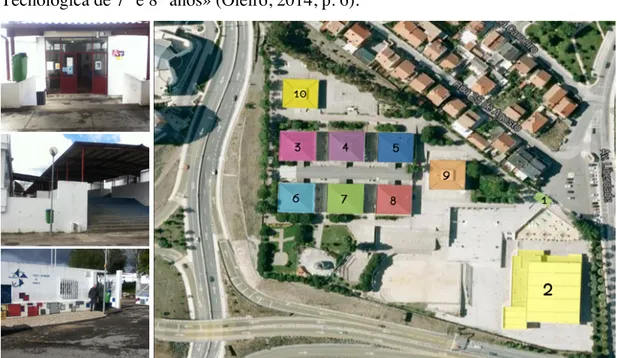 Fig. 12: Planta da Escola Secundária da Ramada. Fonte: Projecto Educativo 2014/2017 