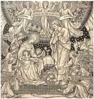 Figura 5. Iluminura da missa de Natal de Missal Romano, de 1923. Fonte: Museu Capela. 