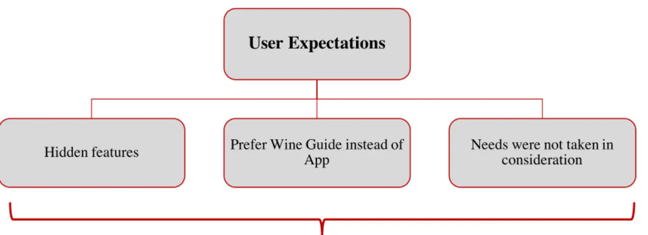Figure 3 – Concept Map of User Expectations  Source: Self-produced 